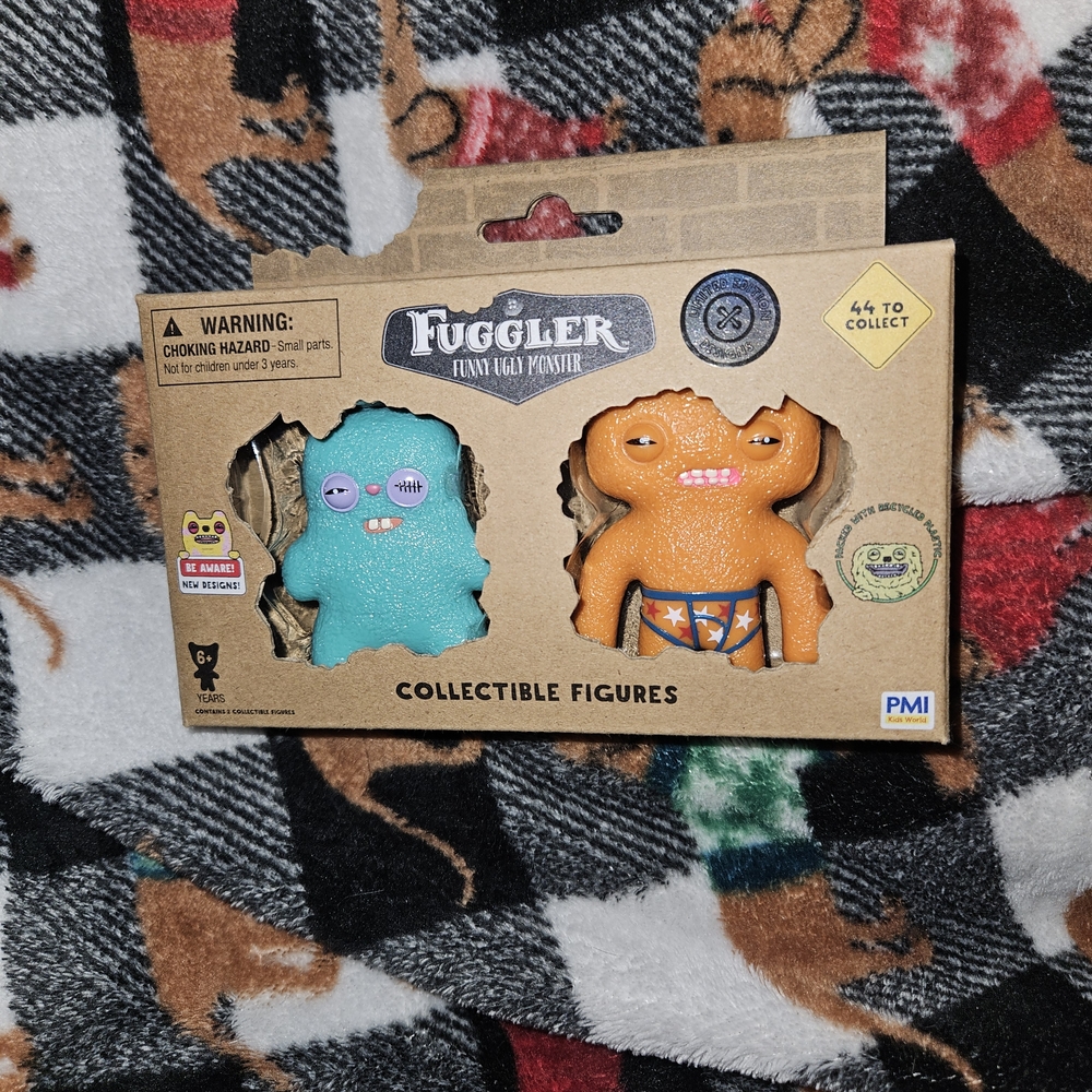 Fuggler Funny Ugly Monster Collectible Figures - Blue and Orange